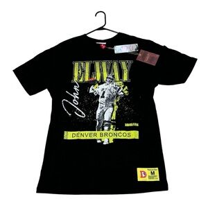 NWT Mitchell & Ness Denver Broncos Neon Pop John Elway T-Shirt Tee Size Medium